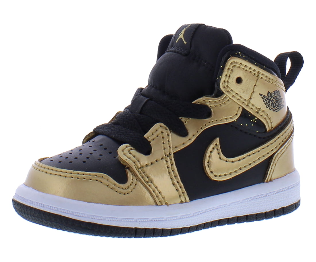 black and gold jordan 1 size 7