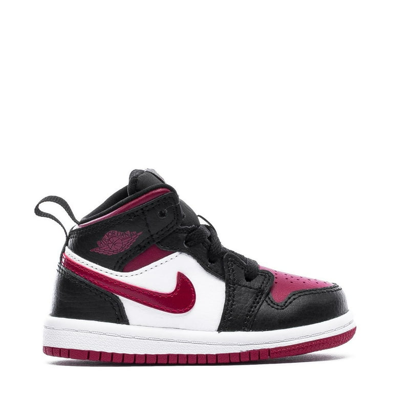 Air Jordan 1 Mid noble red black and store white