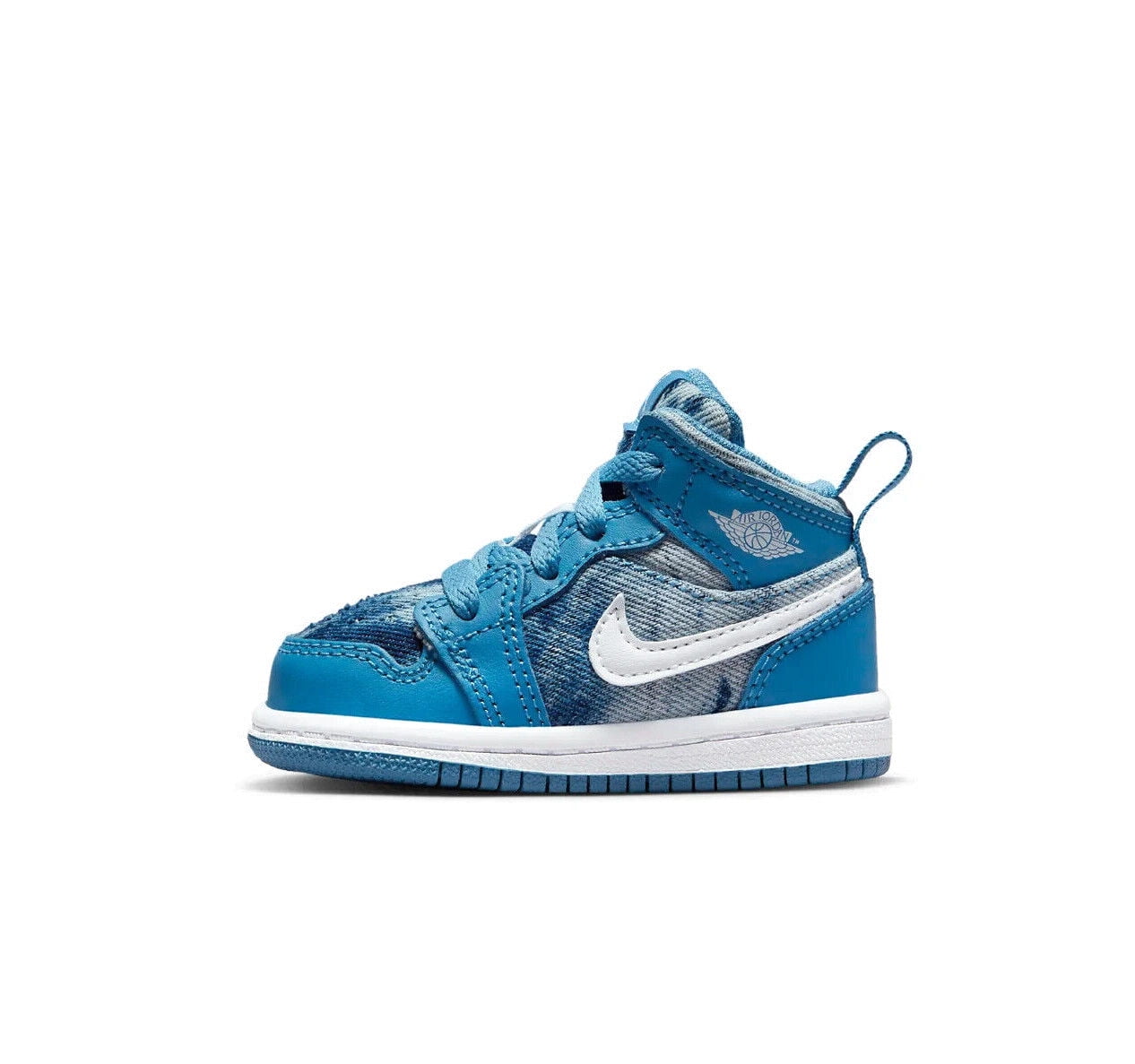 Jordan Brandclub Toddler s Jordan 1 Mid Dutch Blue White DM8950 400 10