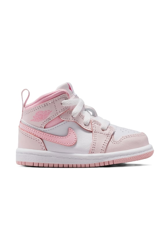 Toddler's Jordan 1 Mid Pearl Pink/Med Soft Pink-White (DQ8425 600) - 10