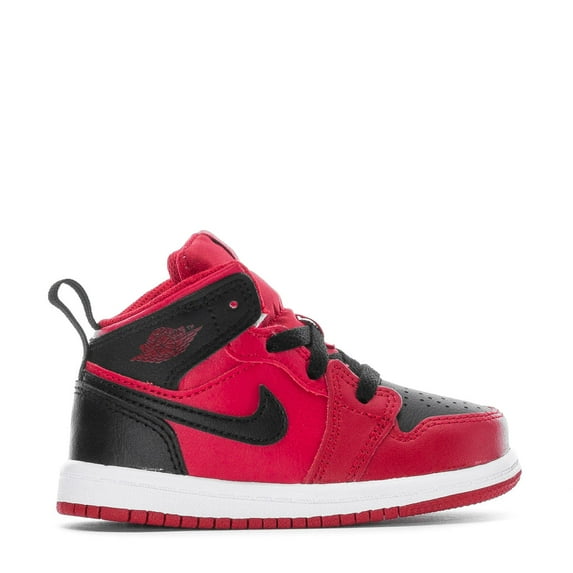 Toddler's Jordan 1 Mid "Reverse Bred" Gym Red/Black-White (640735 660) - 4