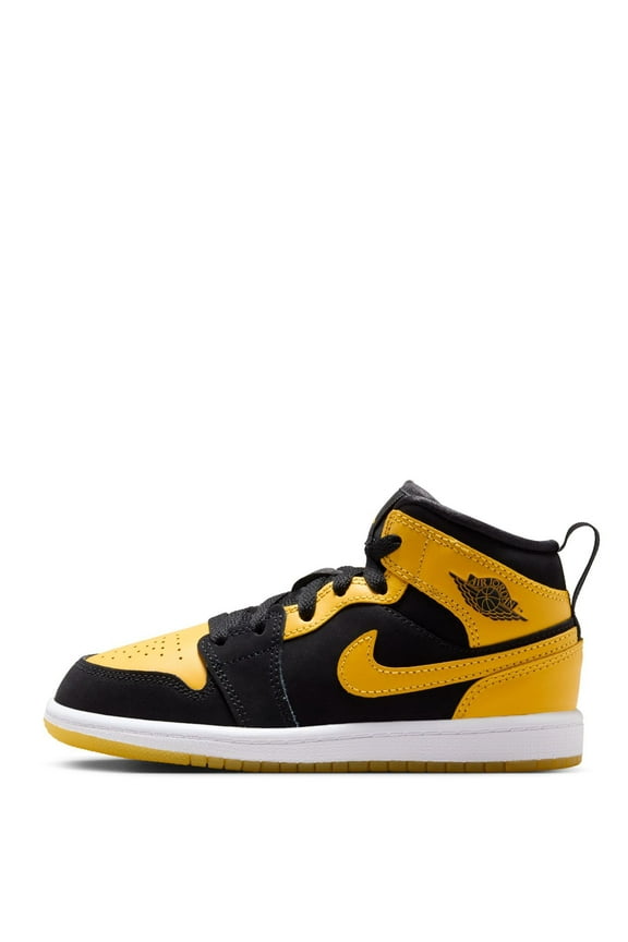 Toddler's Jordan 1 Mid SE Black/Varsity Maize-White (HJ5939 071) - 7