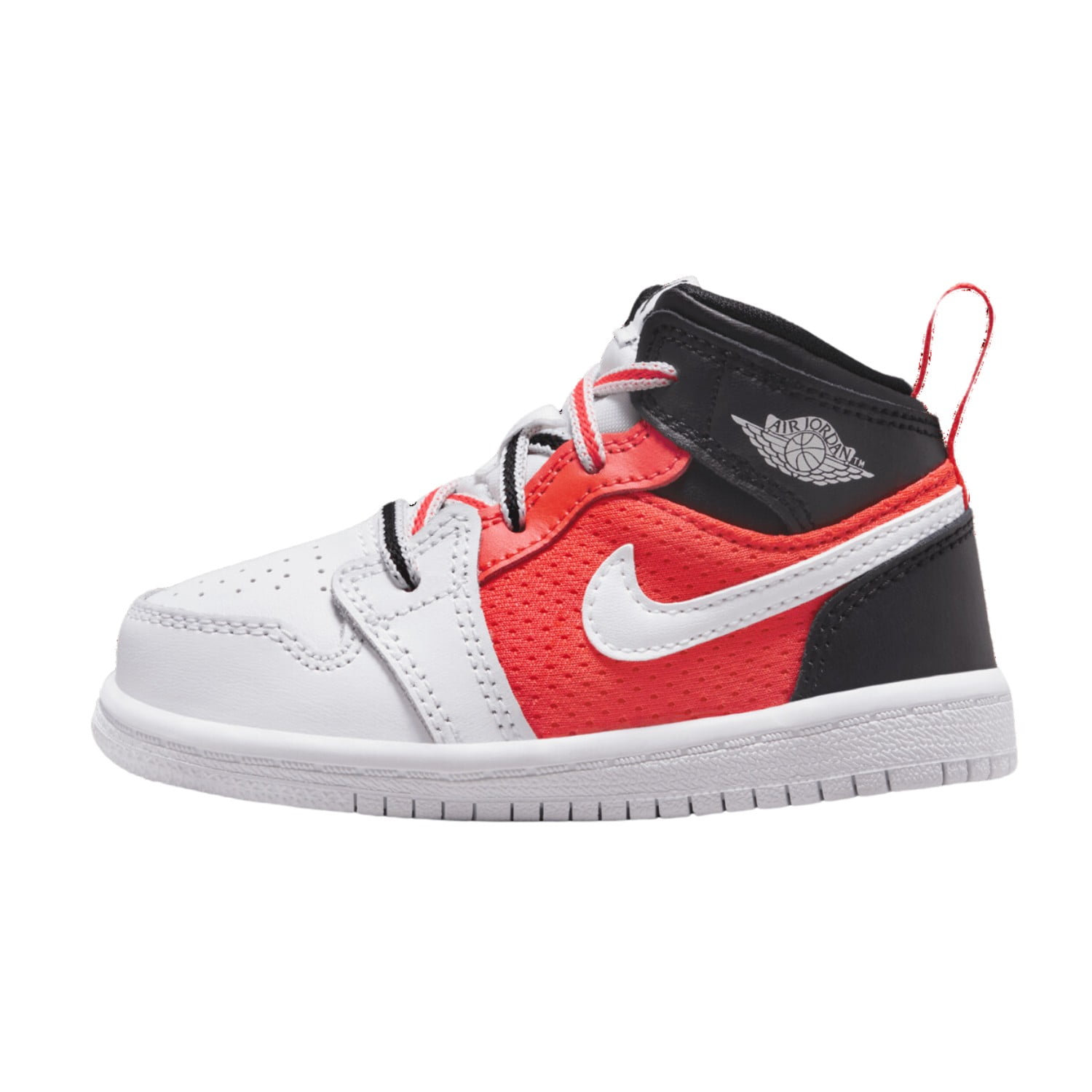 Toddler's Jordan Mid SE Black/White-Infrared 23 (FB4419 016)