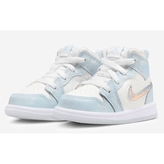 Toddler's Jordan 1 Mid SE Blue Tint/Ice Blue (FQ9116 400) - 8