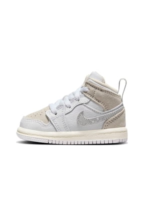 Toddler's Jordan 1 Mid SE Craft Wht/Lt Orewood Brn-Grey (FB9140 120) - 2
