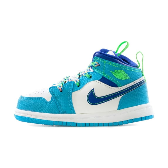 Toddler's Jordan 1 Mid SE Dk Powder Blue/Racer Blue (DA8013 400) - 4