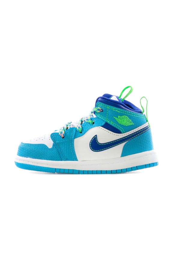 Toddler's Jordan 1 Mid SE Dk Powder Blue/Racer Blue (DA8013 400) - 6