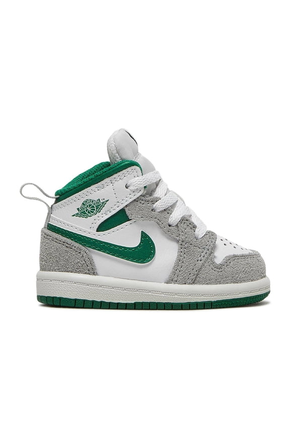 Toddler's Jordan 1 Mid SE White/Pine Green-LT Smoke Grey (DC7250 103) - 4