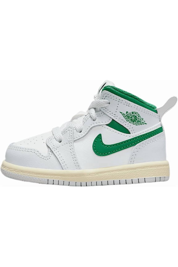 Toddler's Jordan 1 Mid Summit White/Pine Green (DQ8425 142) - 5