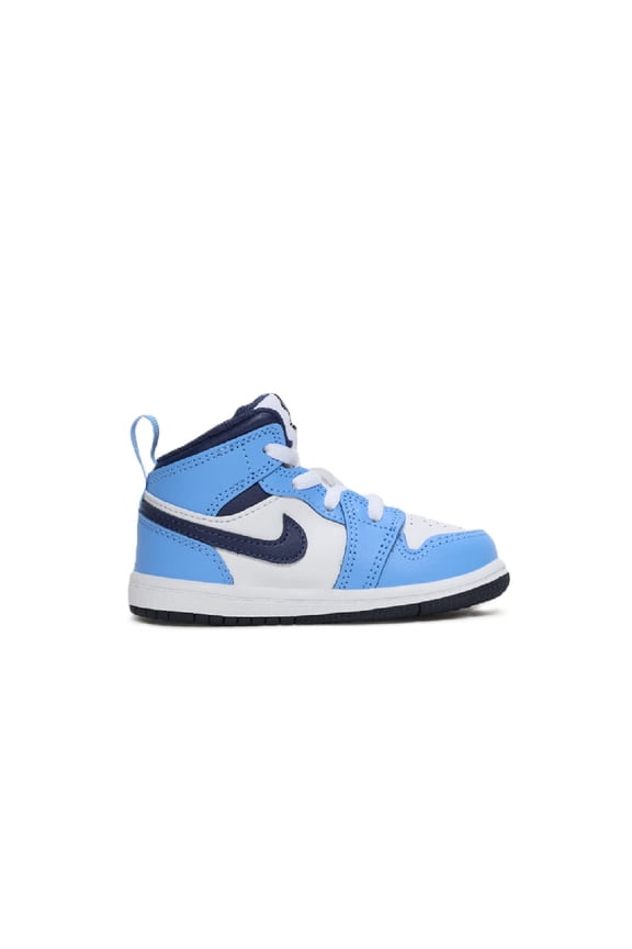 Toddler's Jordan 1 Mid University Blue/Midnight Navy (DQ8425 405) - 5