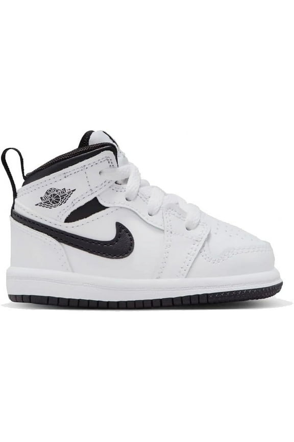 Toddler's Jordan 1 Mid White/Black-White-Black (DQ8425 132) - 2