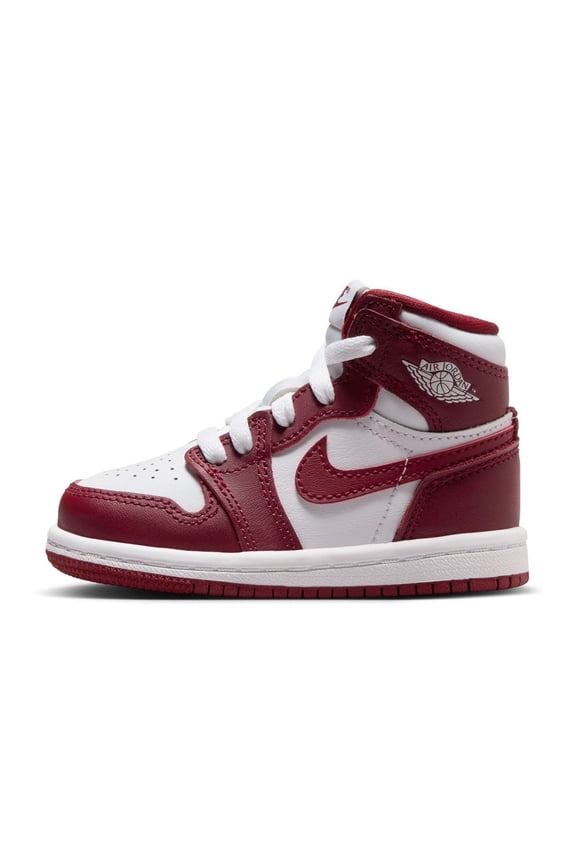 Toddler's Jordan 1 Retro High OG "Artisanal Red" Wt/Team Rd (FD1413 160) - 10