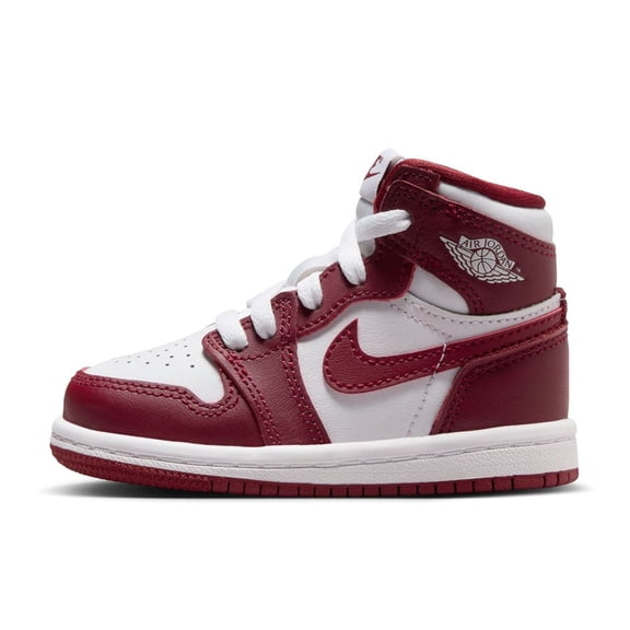 Toddler's Jordan 1 Retro High OG "Artisanal Red" Wt/Team Rd (FD1413 160) - 5
