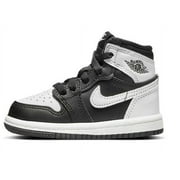 NIKE Toddler's Jordan 1 Retro High OG Black/White-White (FD1413 010) - 4