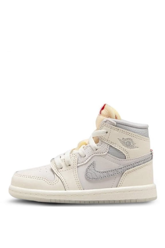 Toddler's Jordan 1 Retro High OG Sail/University Red-Pale Ivory (IH4282 100) - 10