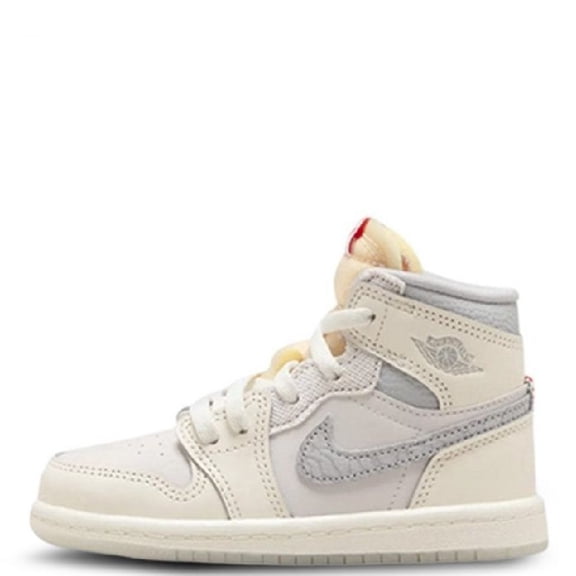 Toddler's Jordan 1 Retro High OG Sail/University Red-Pale Ivory (IH4282 100) - 6