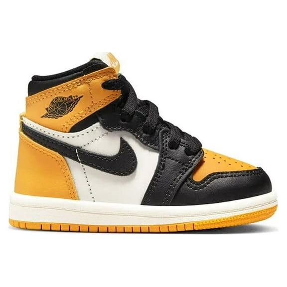 Toddler's Jordan 1 Retro High OG Taxi/Black-Sail (AQ2665 711) - 5