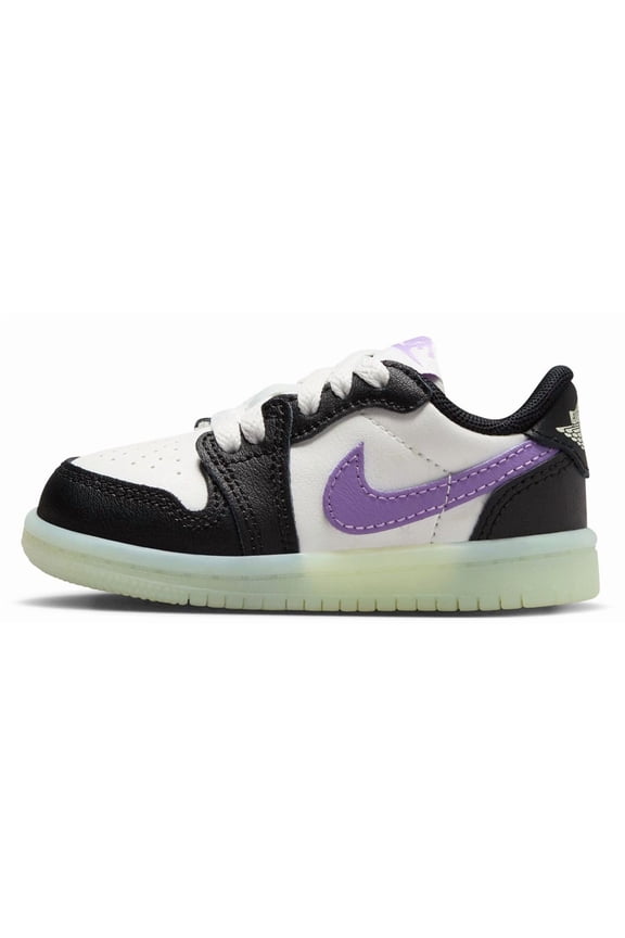 Toddler's 1 Retro Low OG Shoes,Black/Black Raspberry, 7