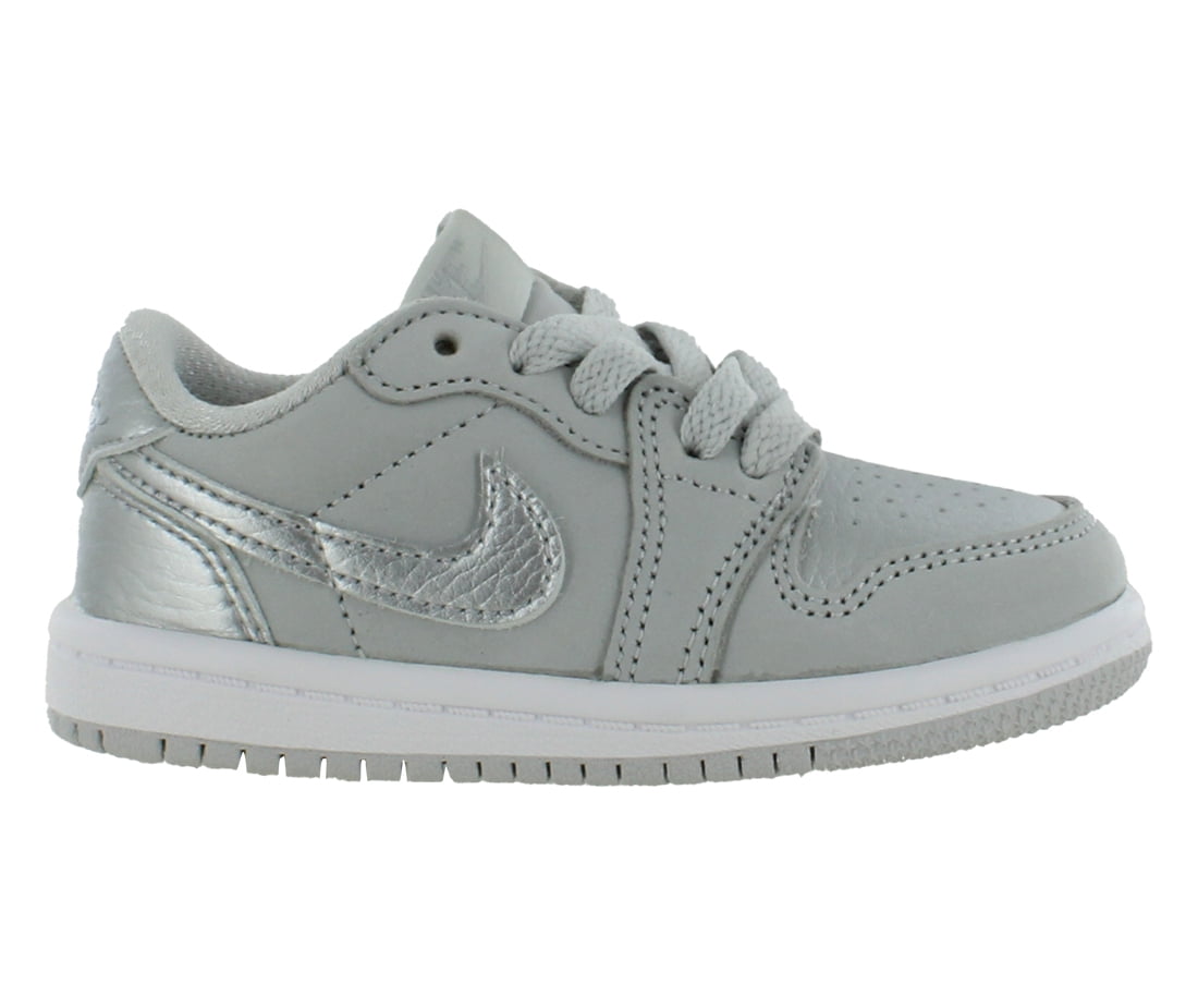Toddler's Jordan 1 Retro Low OG Neutral Grey/Metallic Silver