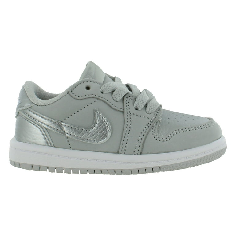 Toddler's Jordan 1 Retro Low OG Neutral Grey/Metallic Silver