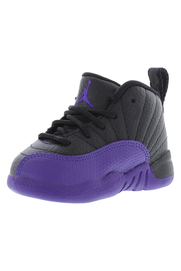 Toddler's Jordan 12 Retro Black/Field Purple (850000 057) - 5