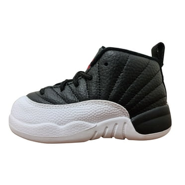 Toddler's Jordan 12 Retro "Playoffs" Black/Varsity Red-White (850000 006) - 8