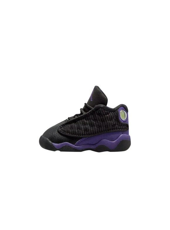 Toddler's Jordan 13 Retro "Court Purple" Black/Court Purple-White (414581 015) - 9
