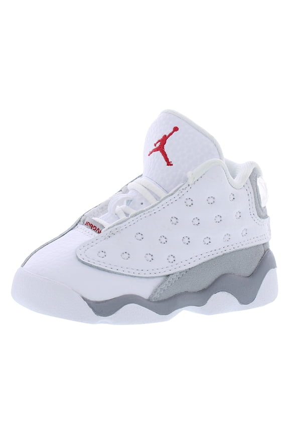 Toddler's Jordan 13 Retro White/True Red-Wolf Grey (DJ3004 160) - 5