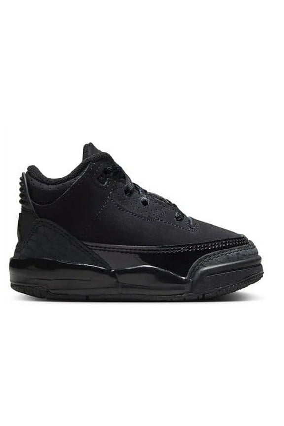 Toddler's Jordan 3 Retro Black/Dark Charcoal-White (DM0968 001) - 5