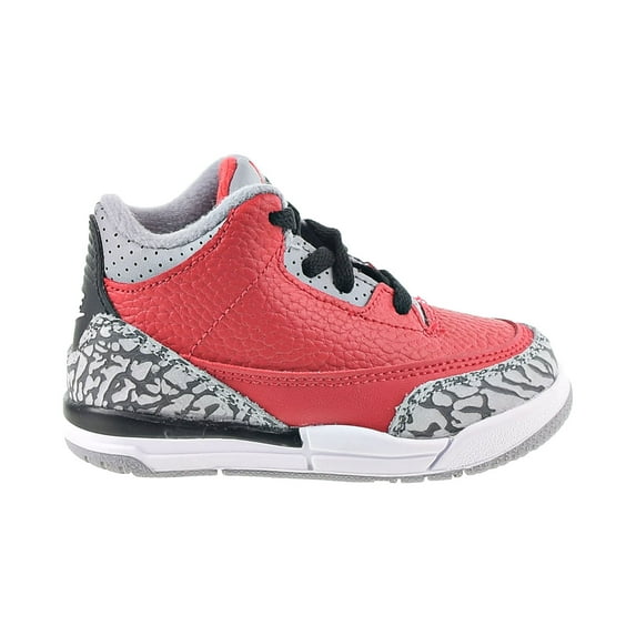 Toddler's Jordan 3 Retro SE Fire Red/Fire Red-Cement Grey (CQ0489 600) - 8