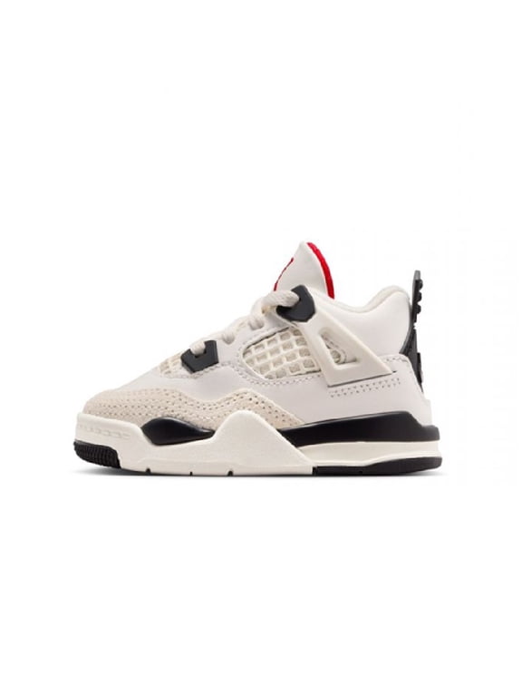 4 Retro OG (TD) "Flight Club" Toddler Shoes Sail/Black im4027-100