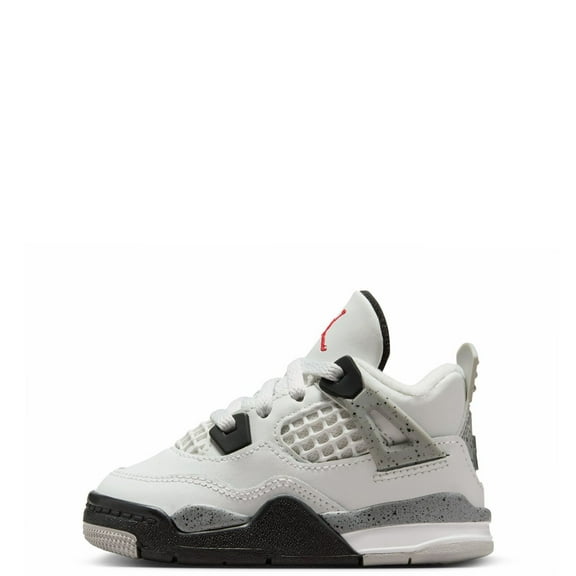 Toddler's Jordan 4 Retro OG Summit White/Fire Red (IB4387 100) - 4