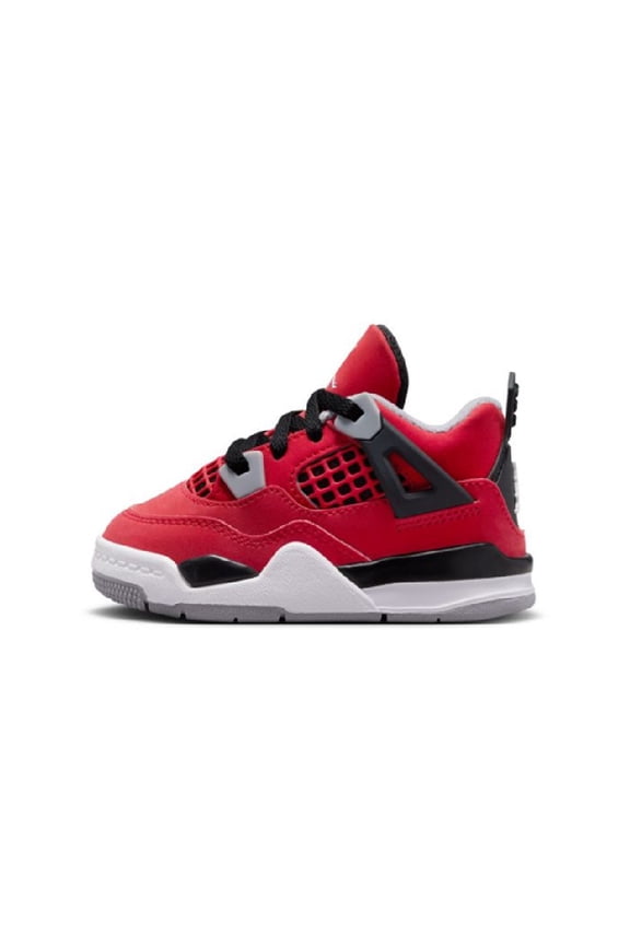 Toddler's Jordan 4 Retro "Toro Bravo" Fire Red/White-Black (HV4382 600) - 9