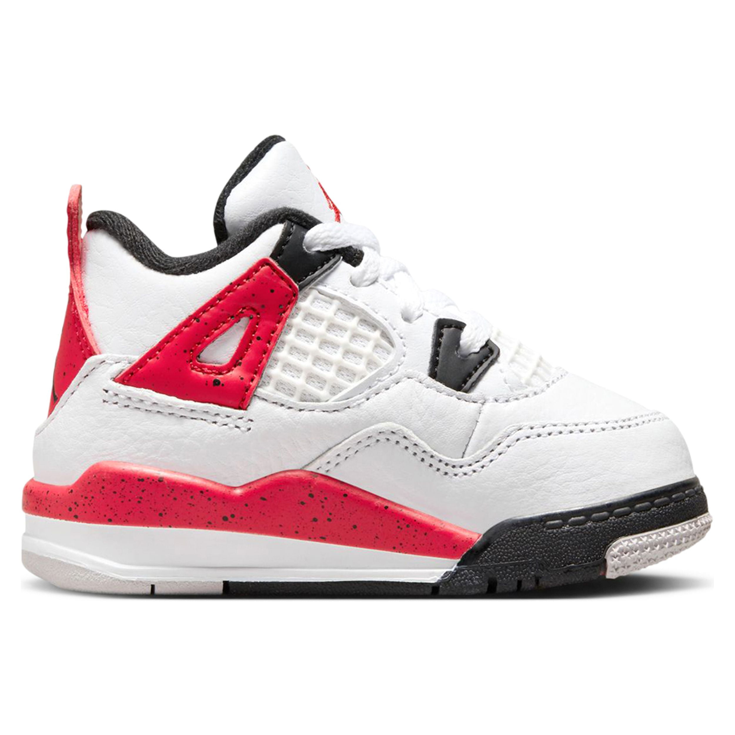Toddler s Jordan 4 Retro White Fire Red Black Sneakers in Bahrain at BHD 99 Rating 5