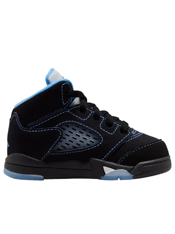 Toddler's Jordan 5 Retro Black/Multi-Color (440890 008) - 8