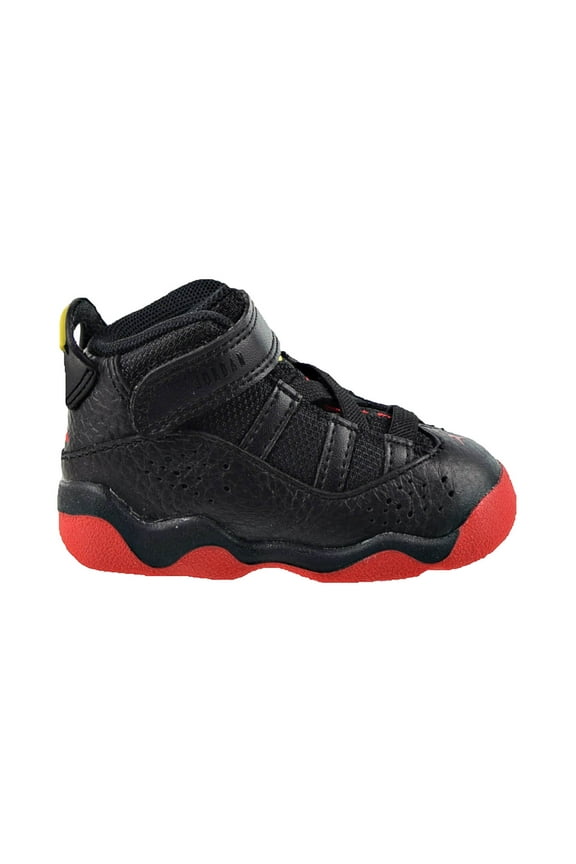 Toddler's Jordan 6 Rings Black/University Red-White (323420 063) - 9