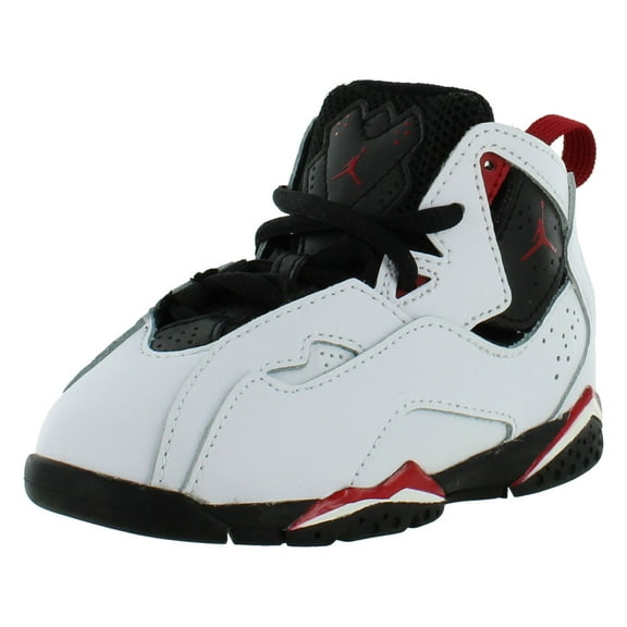 Nike Jordan True Flight Infant/Toddler Shoes Size 7, Color: White/Varsity Red/Black