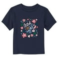 thumbnail image 1 of Toddler's Lilo & Stitch Distressed Flowers and a Coconut Graphic Tee Navy Blue 5T, 1 of 3