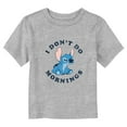 thumbnail image 1 of Toddler's Lilo & Stitch I Don't Do Mornings  Graphic Tee Athletic Heather 3T, 1 of 3