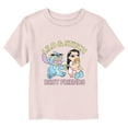 thumbnail image 1 of Toddler's Lilo & Stitch Ice Cream & Best Friends Portrait  Graphic Tee Light Pink 2T, 1 of 3