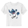 thumbnail image 1 of Toddler's Lilo & Stitch Karate Alien Graphic Tee White 2T, 1 of 3