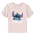 thumbnail image 1 of Toddler's Lilo & Stitch Silly Nerd Glasses  Graphic Tee Light Pink 4T, 1 of 3