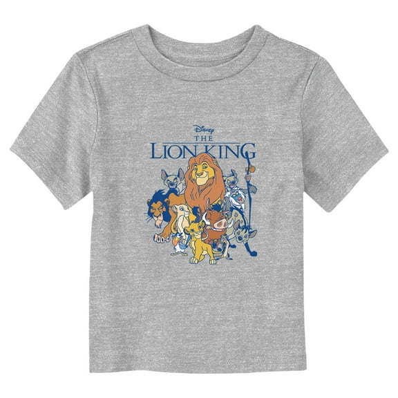 Toddler's Lion King Main Characters and Villains  Graphic Tee Athletic Heather 3T