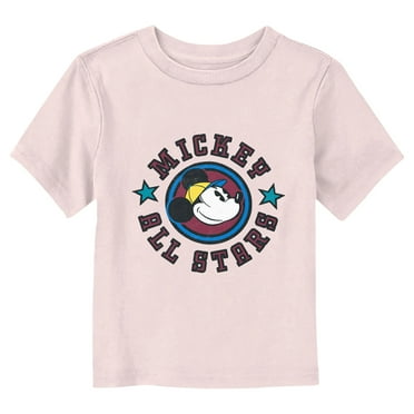 Toddler's Mickey & Friends All Stars  Graphic Tee Light Pink 4T