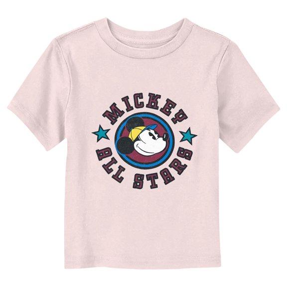 Toddler's Mickey & Friends All Stars Graphic Tee Light Pink 4T