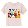 thumbnail image 1 of Toddler's Mickey & Friends Best Friends Panels Graphic Tee Light Pink 4T, 1 of 3