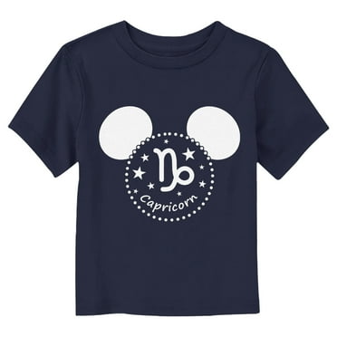 Toddler's Mickey & Friends Capricorn  Graphic Tee Navy Blue 3T