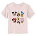thumbnail image 1 of Toddler's Mickey & Friends Character Lineup  Graphic Tee Light Pink 5T, 1 of 3