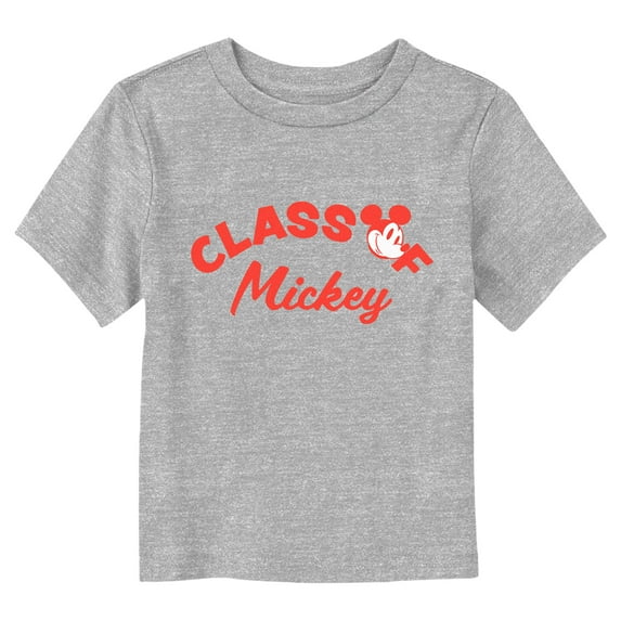 Toddler's Mickey & Friends Class Of Mickey Graphic Tee Athletic Heather 3T