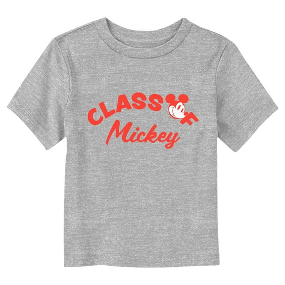 Toddler's Mickey & Friends Class Of Mickey  Graphic Tee Athletic Heather 4T